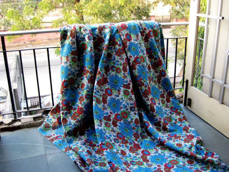 Hand Stitched Kantha Quilts